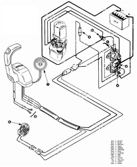 mercruiser tilt trim wiring diagram 